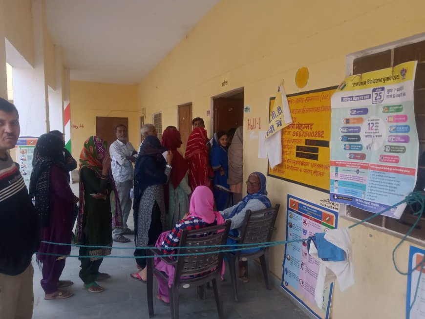 लक्ष्मणगढ़ में शांतिपूर्ण तरीके से संपन्न हुआ चुनाव 