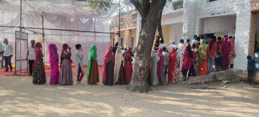 तखतगढ़ में शांतिपूर्ण तरीके से हुई मतदान प्रक्रिया पूर्ण, प्रशासन का रहा अहम योगदान: दो आदर्श मतदान केन्द्रों की खराब हुई ईवीएम
