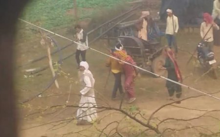 चुनावी रंजीश को लेकर दो पक्षों में लाठी भाटा जंग के साथ की फायरिंग आधा दर्जन घायल दोनों पक्षों ने कराया मामला दर्ज