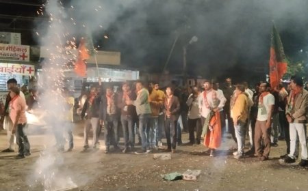 सुमेरपुर से दूसरी बार भाजपा से कुमावत की जीत पर तखतगढ़ में मनाया जश्न