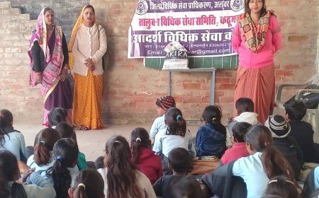 नशा परिवार को पतन की ओर धकेल देता विधिक जागरूक शिविर में दी जानकारी