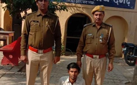 गोविन्दगढ व्यापारी के साथ हुई लूट का 10 हजार रुपये का वांछित ईनामी आरोपी मौसम गिरफ्तार