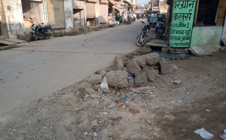 जलदाय विभाग की लापरवाही: आम रहागीरों को भुगतना पड रहा खामियाजा