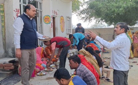 धुंधकुटी शनि देव मंदिर पर अन्नपूर्णा महाप्रसादी का हुआ आयोजन