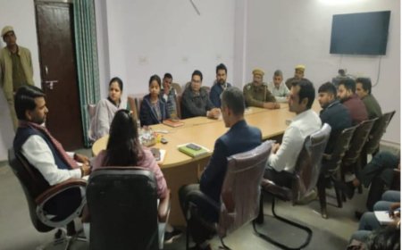 मुंडावर मे विधायक ने ब्लॉक स्तरीय अधिकारियो की बैठक ली