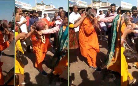 मामूली काहसुनी को लेकर चार किन्नरो ने एक वृद्ध साधु के साथ की जबरदस्त मारपीट, वीडियो वायरल