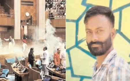 लोकसभा घुसपैठ केस छठा आरोपी गिरफ्तार: आत्मदाह करना चाहते थे- जांच में हुआ खुलासा