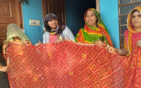 उदयपुरवाटी में मां शाकंभरी की चुनरी यात्रा 25 जनवरी को :मंगल गीत गाकर घर-घर चुनरी के बूटी लगाने का सिलसिला पूरे परवान  पर