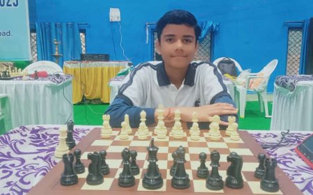 विवेकानंद केंद्रीय विद्यालय हुरड़ा के छात्र अक्षत कुमार लखारा का राजस्थान शतरंज टीम में चयन