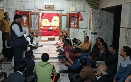 अयोध्या में श्री राम मंदिर की प्राण प्रतिष्ठा के कार्यक्रम के निमित्त अभिमंत्रित अक्षत का कालाडेरा में किया भव्य स्वागत