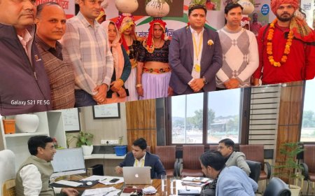 केंद्रीय पर्यवेक्षक ने किया कैंपों का निरीक्षण :विकसित भारत बनाने के संकल्प की ग्रामीणों को दिलाई शपथ