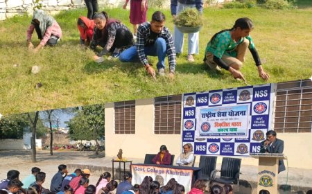 राष्ट्रीय सेवा योजना का द्वितीय एकदिवसीय शिविर हुआ आयोजित