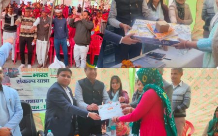 प्रगति के पथ पर राजस्थान के ध्येय को साकार कर रही है विकसित भारत संकल्प यात्रा