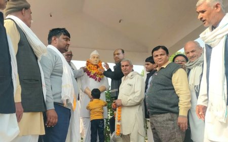 पूर्व प्रधानमंत्री चौधरी चरण सिंह की जयंती हर्षोल्लास से मनाई गई