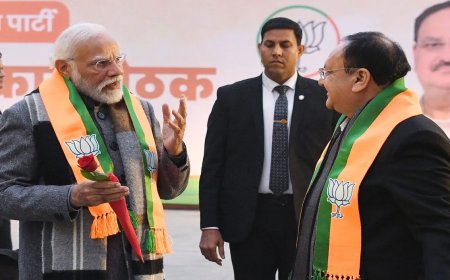 विकसित भारत यात्रा... लोकसभा चुनाव में 50% से अधिक वोट का लक्ष्य, बीजेपी की राष्ट्रीय पदाधिकारी की बैठक में नेताओं को पीएम मोदी की सलाह