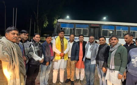 कुम्हेर डीग, के विधायक डॉक्टर शैलेंद्र सिंह का पहाड़ी में भव्य स्वागत किया गया