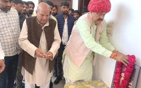 समाजसेवी व भामाशाह स्व. भोजराज पटेल की 27 वीं पुण्यतिथि पर श्रद्धांजलि अर्पित