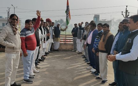 कांग्रेस ऐसी पार्टी है जिसकी जड़ें हिंदुस्तान में गावों से लेकर ढाणियों तक फैली :विधायक खैरिया