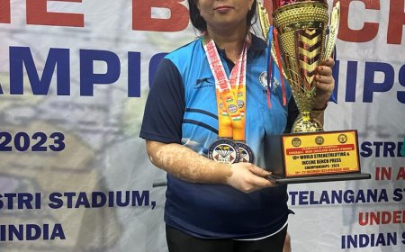 कोटपुतली की की बेटी सरिता सैनी ने इंटरनेशनल स्ट्रेंथ लिफ्टिंग में जीता सिल्वर मेडल