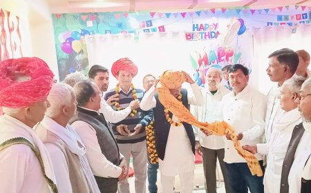 उदयपुरवाटी नवनिर्वोचित विधायक भगवानाराम सैनी का स्वागत अभिनंदन
