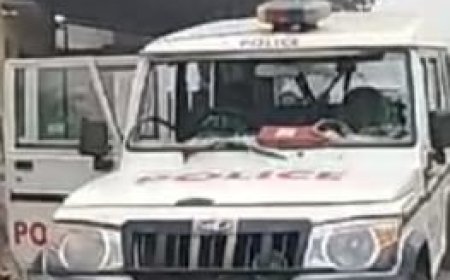 अवैध शराब के खिलाफ कार्यवाही करने गई गोविंदगढ़ पुलिस पर हमला:गाड़ी के शीशे तोड़े