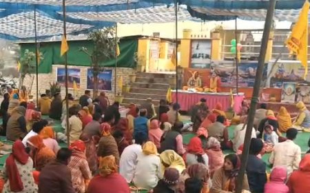 51जोडो के साथ गायत्री महायज्ञ एवं भगवती हाल का भूमिपूजन धूमधाम से संपन्न