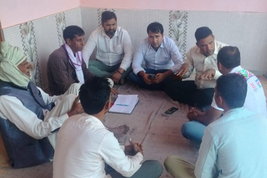 वीर तेजाजी जाट सेवा समिति, नारायणपुर की मासिक मीटिंग का हुआ आयोजन