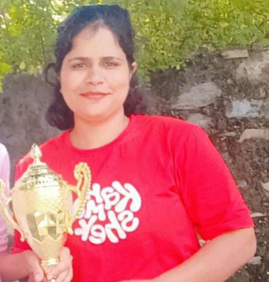 राष्ट्रीय पहलवान अनिता गुर्जर बनी टारगेट बॉल में राजस्थान चैम्पियन