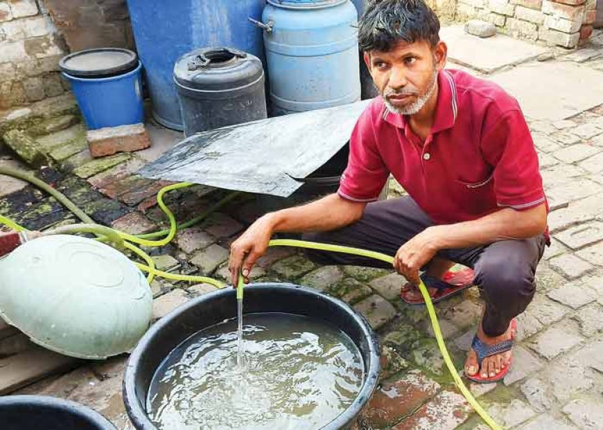 लक्ष्मणगढ़  उपखंड क्षेत्र मे बीमारियां बांट रहा भूजल में फ्लोराइड