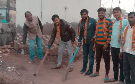 सफाई कर दिया स्वच्छता का संदेश