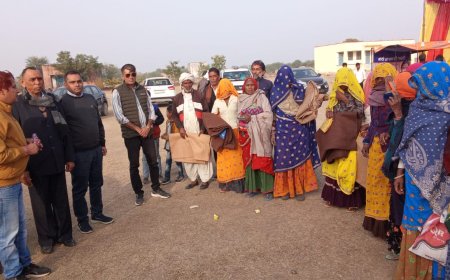 दौसा जिले में डॉ श्यामसुंदर मीना ने चलाया मिशन'सर्दी से सुरक्षा