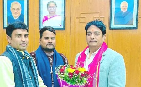 कैबिनेट मंत्री गहलोत व पटेल को दी बधाई