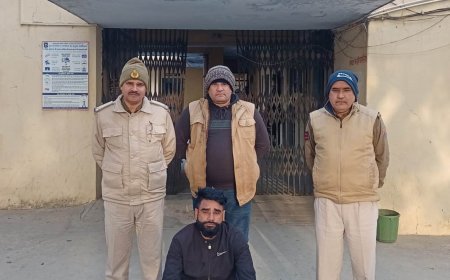 अवैध देशी कट्टा सहित लूट, डकैती का  आरोपी गिरफ्तार