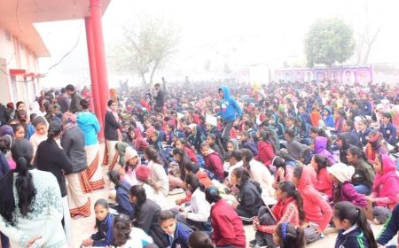 भारती टैलेंट हंट परीक्षा का हुआ आयोजन