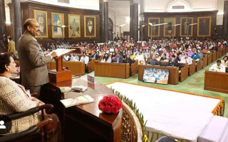 संसद भवन नई दिल्ली मे अलवर जिले के रैणी ब्लॉक से ग्राम पंचायत पाटन सरपंच सरोज मीना ने अधिवेशन में लिया भाग