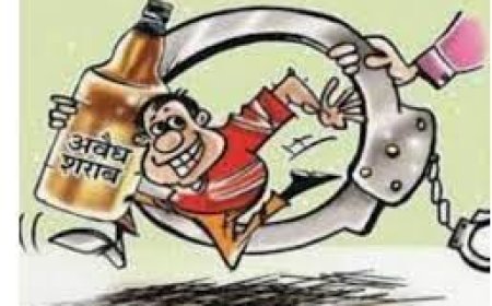 शराब माफियायों पर कोटकासिम पुलिस का शिकंजा, 53 पव्वे देशी शराब सहित युवक गिरफ्तार