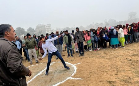 महाविद्यालय स्तरीय खेल सप्ताह का उद्धघाटन