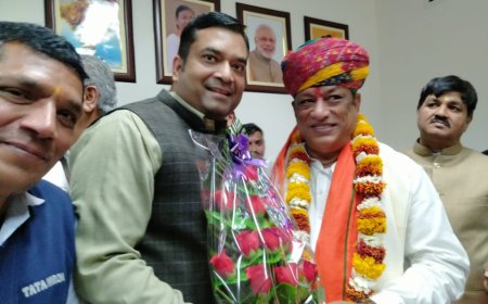 डॉ. कुमावत ने कैबिनेट मंत्री जोराराम कुमावत से की मुलाकात