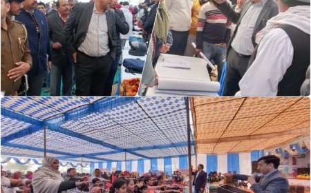 विकसित भारत संकल्प यात्रा से ग्रामीण नागरिक हो रहे लाभान्वित:हेल्थ कैंप, सांस्कृतिक कार्यक्रम एवं ऑन स्पॉट क्विज का हुआ आयोजन