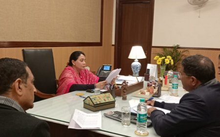 उपमुख्यमंत्री  दिया कुमारी ने प्रदेश में 50 मॉडल आंगनबाड़ी केंद्र तैयार करने के दिये निर्देश