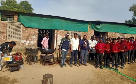 बी आर सीनियर सेकेंडरी स्कूल में हुआ पौष बडा प्रसादी का आयोजन