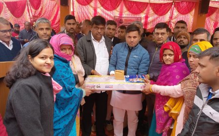 मंत्री संजय शर्मा ने मानका व बावद में विकसित भारत संकल्प कैंप का किया निरीक्षण