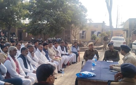 अपराधी पर शिंकजा आमजन की समस्या का तत्काल सामधान प्राथमिकता- डीग जिला पुलिस अधीक्षक