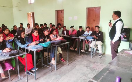 राजकीय महाविद्यालय मालाखेड़ा में खेल सप्ताह दौरान पांचवें दिन म्यूज़िकल चेयर प्रतियोगिता का आयोजन