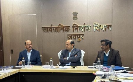 100 दिवसीय कार्य योजना की समीक्षा- 1221 किलोमीटर की सड़कों का विकास , 300 राजस्व ग्रामों को सड़को से जोड़ने का लक्ष्य