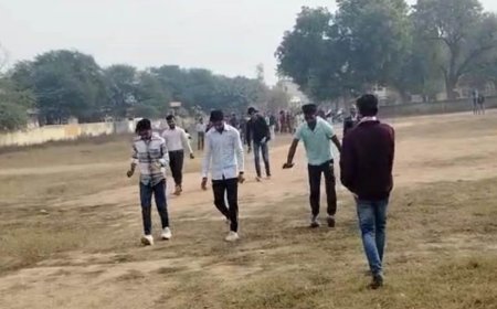 राजकीय महाविद्यालय मालाखेड़ा में खेल सप्ताह अंतिम दिन धीमी चाल प्रतियोगिता का आयोजन