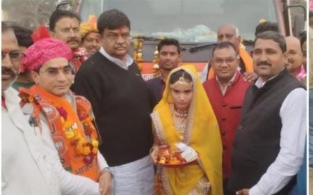 ढिगावडा पंचायत मुख्यालय पर राज्यमंत्री संजय शर्मा के सानिध्य मे विकसित भारत संकल्प यात्रा शिविर आयोजित