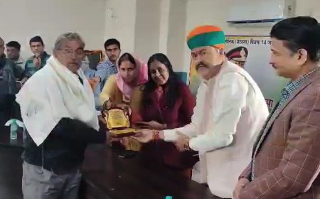 8 वां सशस्त्र सेना पूर्व सैनिक दिवस जिला मुख्यालय में मनाया गया; कोटपूतली विधायक हंसराज पटेल ने मुख्य समारोह की अध्यक्षता की