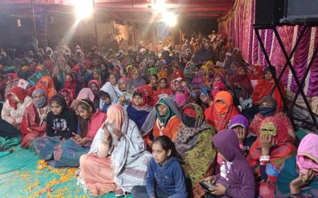 मकर संक्रांति के अवसर पर नयागांव में  भजन-जिकड़ी दंगल का हुआ आयोजन