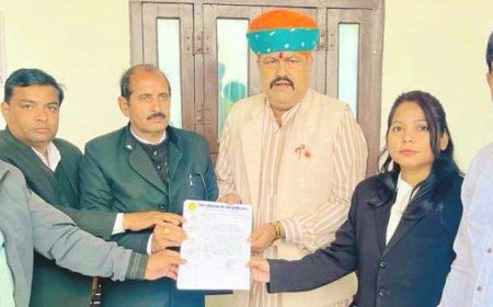 अभिभाषक संघ के पदाधिकारियों ने विधायक हंसराज पटेल से की मुलाकात